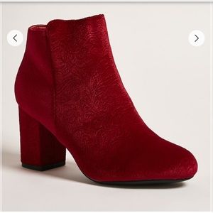 Forever 21 - Red Velvet Booties